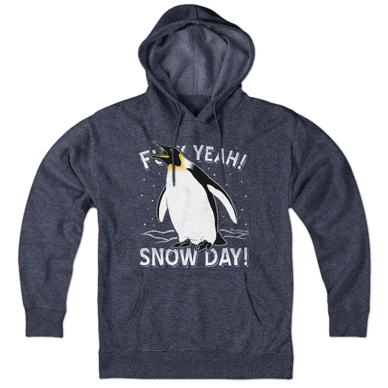 F Yeah! Snow Day! Penguin Hoodie