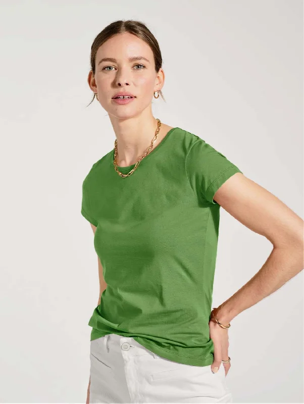 Baukjen Essentials Organic Cotton Slim Tee | Grass Green