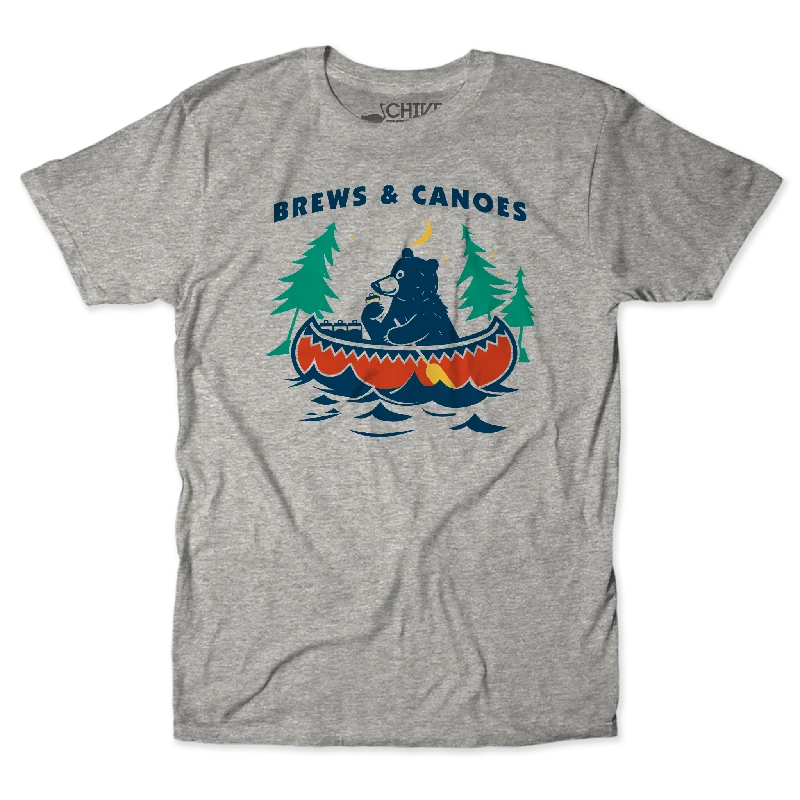 Brews And Canoes Unisex Tee