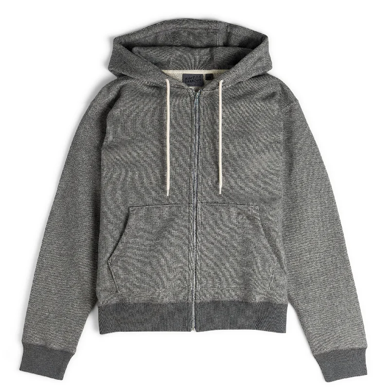 Zip Hoodie - Heavyweight Terry - Charcoal