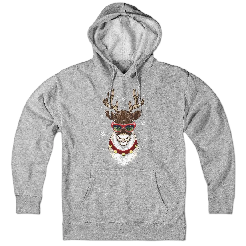 Cool Christmas Reindeer Hoodie