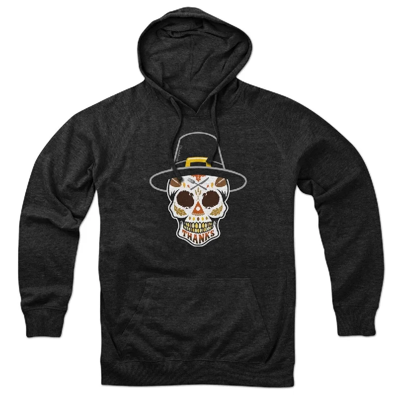 Thanksgiving Pilgrim Dead Head Hoodie