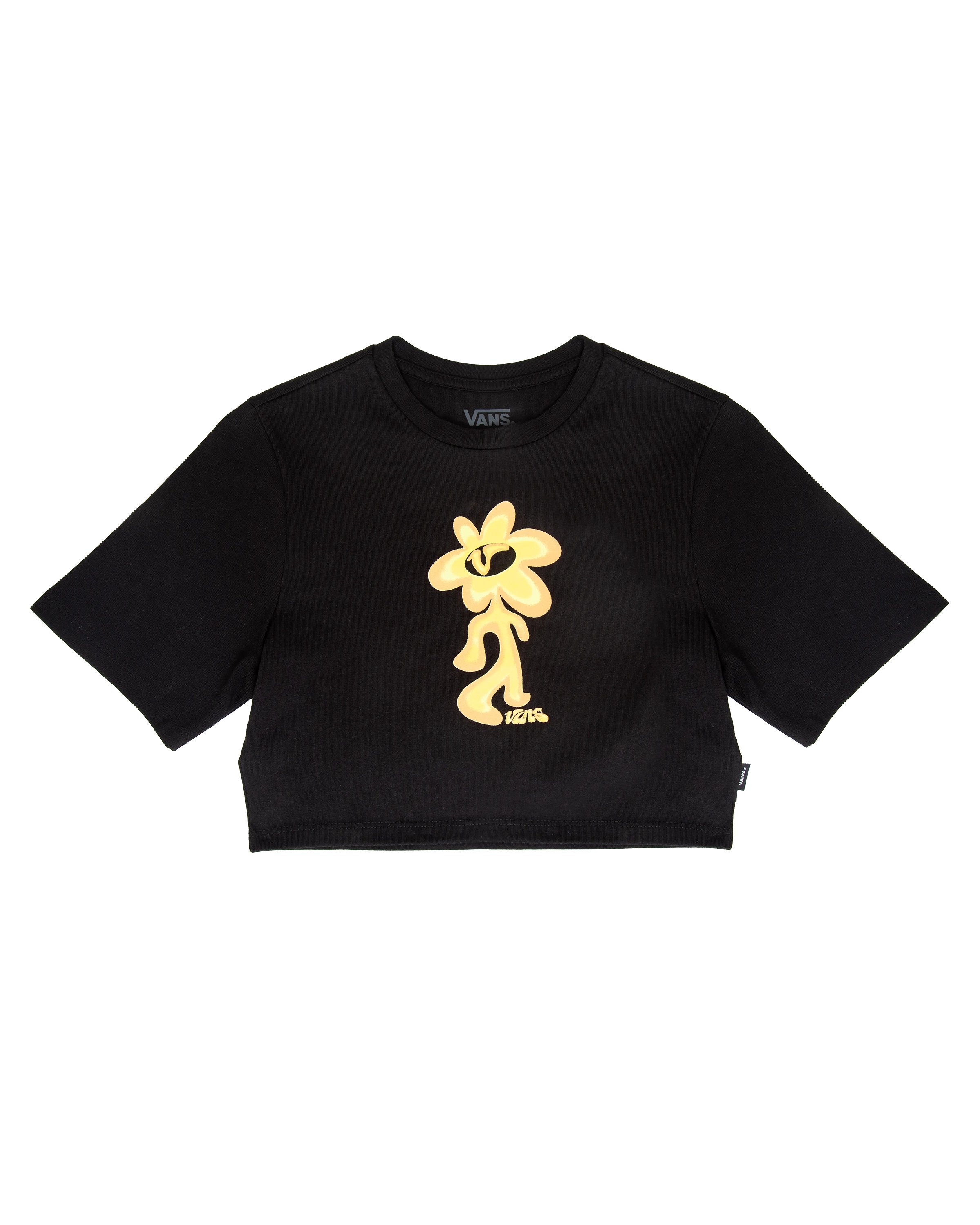 Bloom Head Crop II T-Shirt in Black