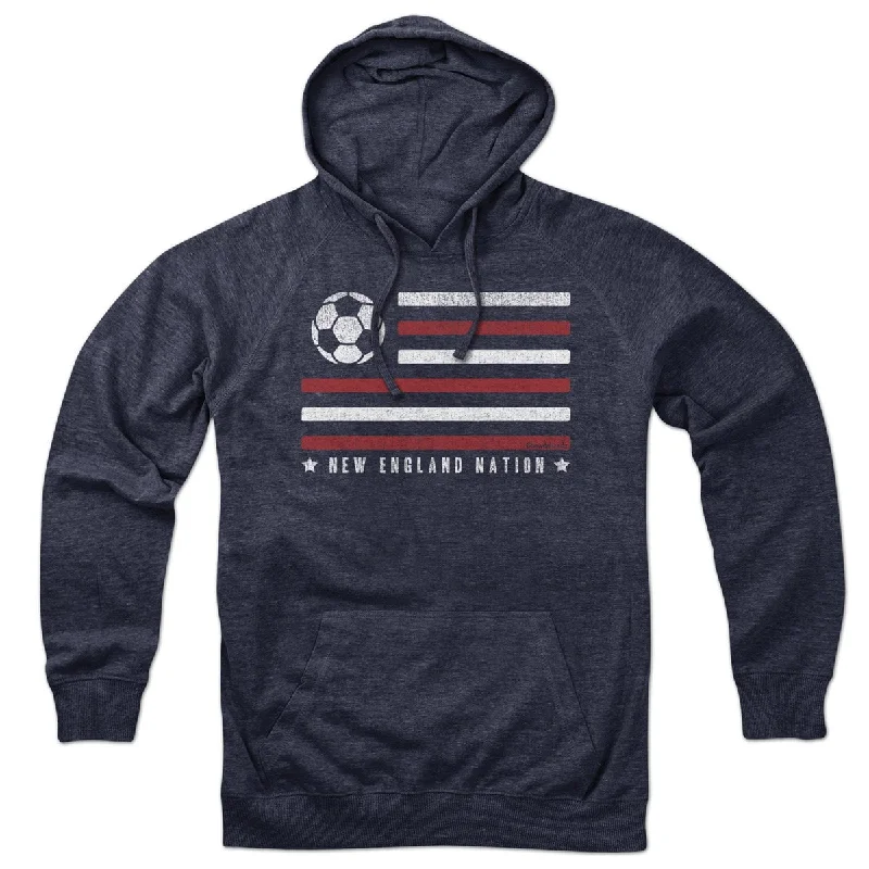 New England Nation Soccer Flag Hoodie