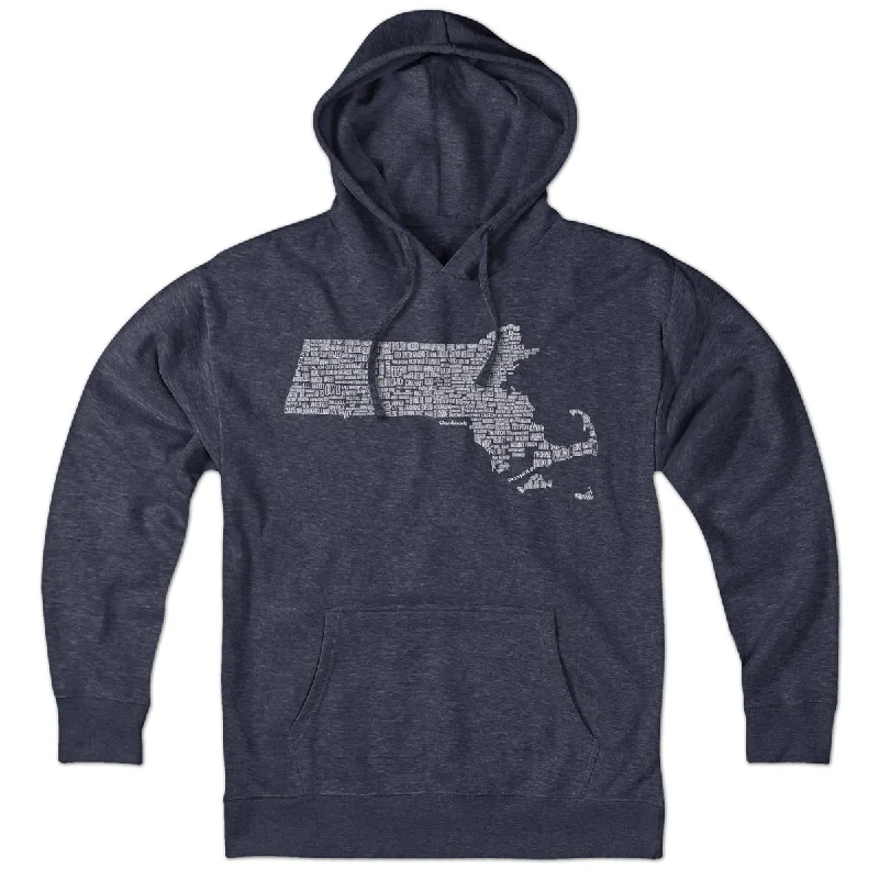 Massachusetts Cities & Towns Hoodie