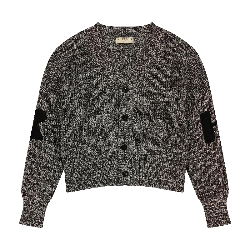 Retrokid Black/Cream Nora Knit Cardigan