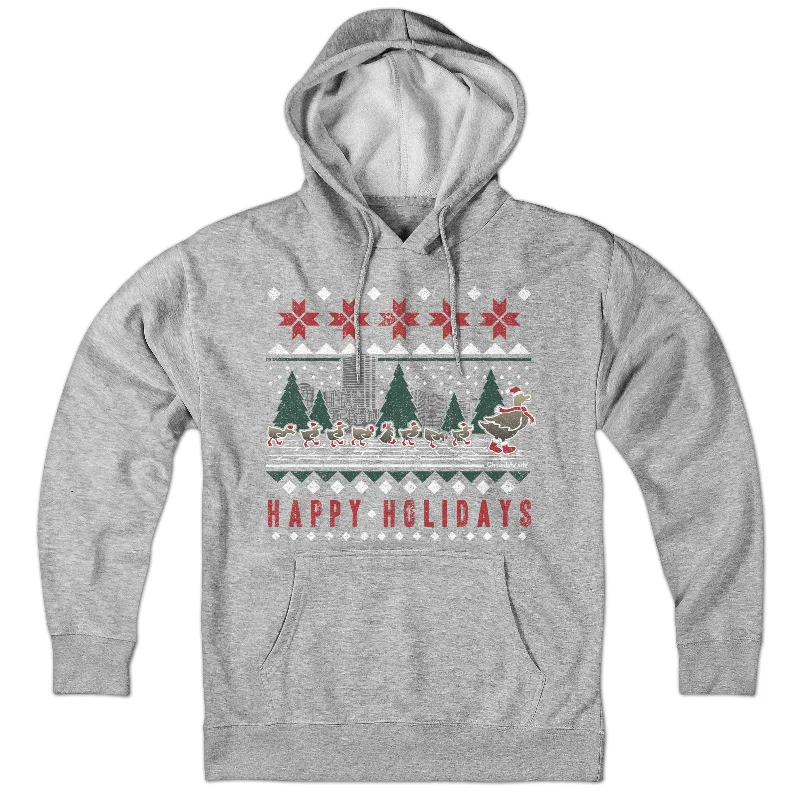 Happy Holiday Ducks Hoodie