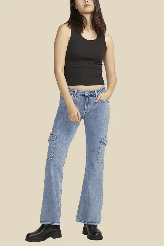 Versatile Style Be Low Cargo Jeans
