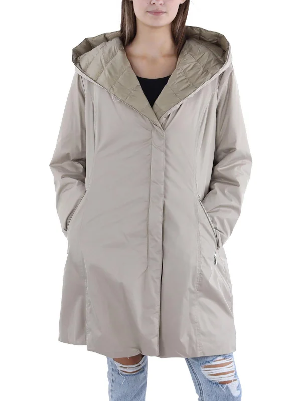 Womens Asymmetric Hooded Active