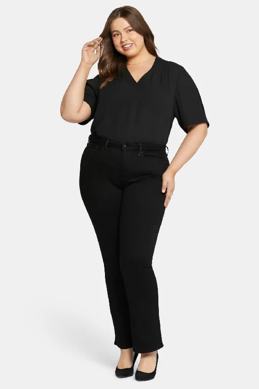 Barbara Bootcut Jeans In Plus Size - Black