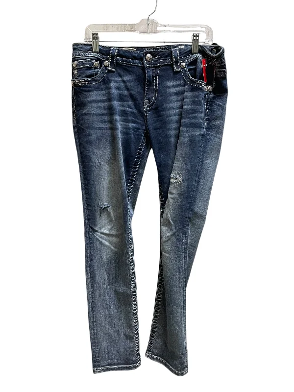 Jeans Boyfriend By Miss Me In Blue Denim, Size: 12