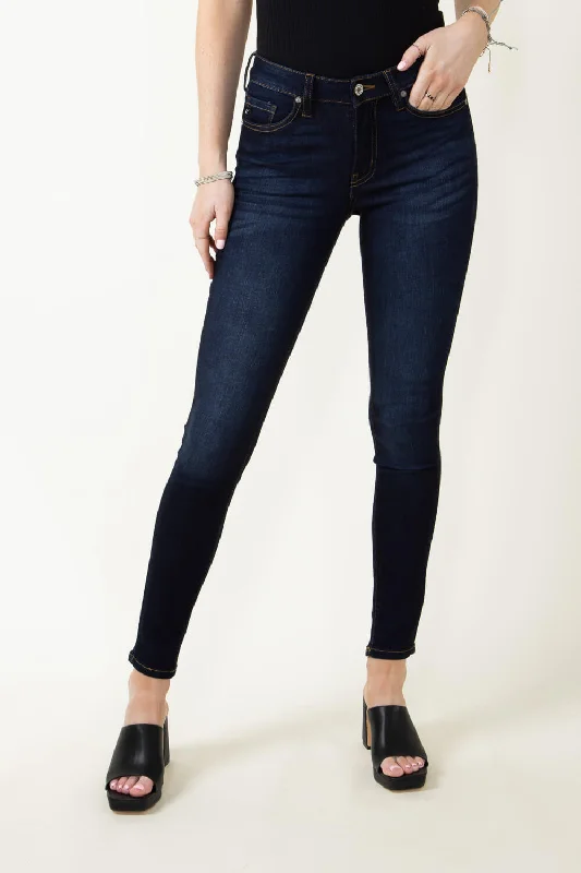 KanCan Alani Whiskered Skinny Jeans for Women | KC7092