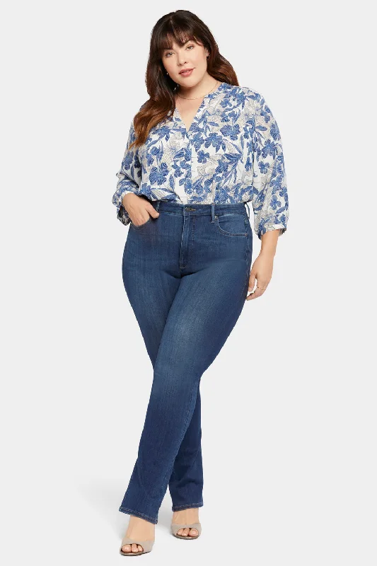 Slim Bootcut Jeans In Plus Size - Blue Moon