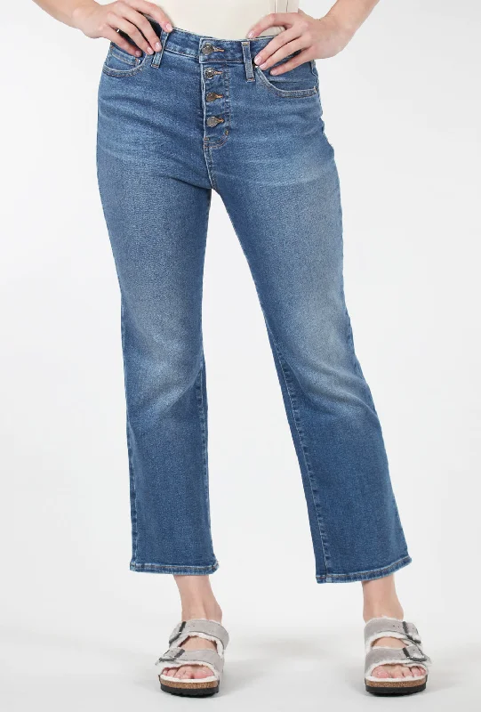 Phoebe Button Bootcut, Fountain Blue