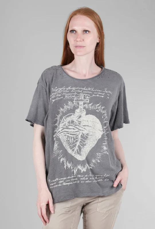 Boyfriend Tee, Faithful Heart/Ozzy Gray