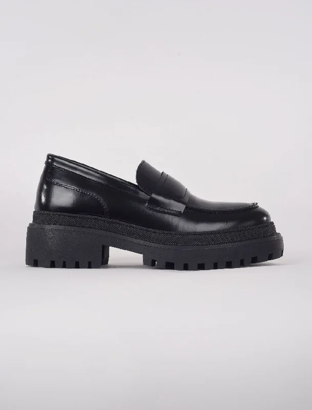 Polido High Shine Loafer, Black