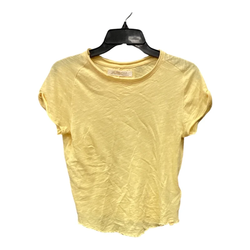 Top Short Sleeve By We The Free In Yellow, Size: S