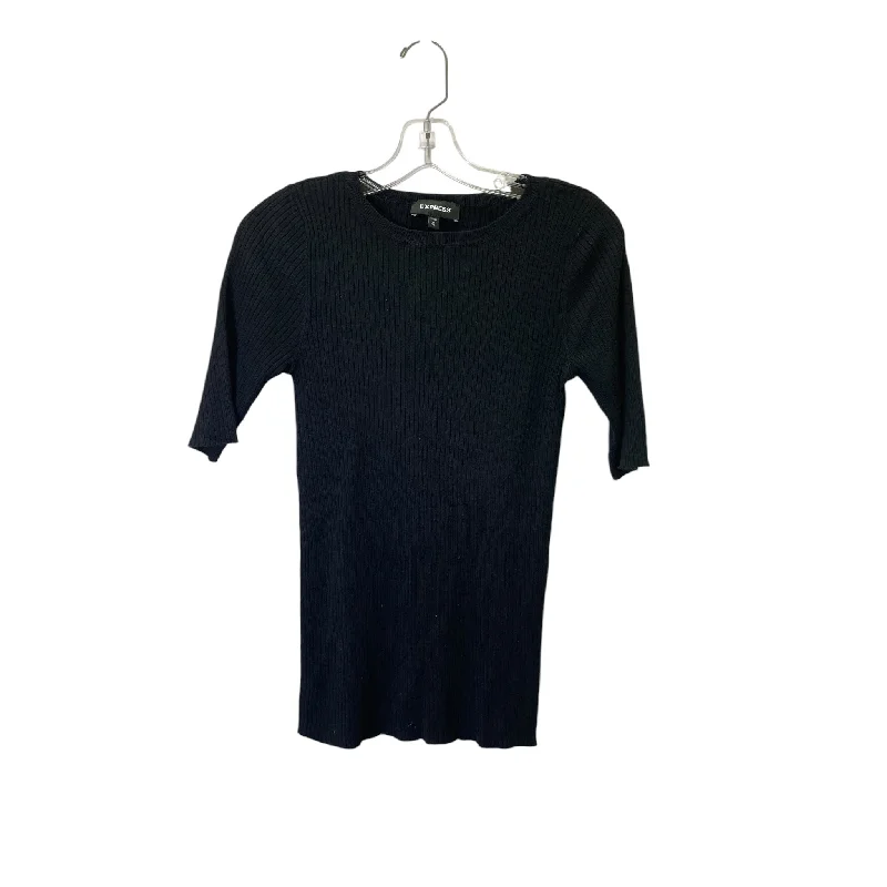 Top Ss Basic By Express In Black, Size:M