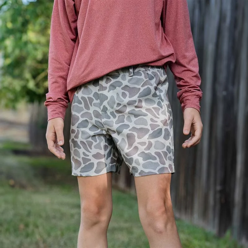 Youth Everyday Shorts in Classic Deer Camo