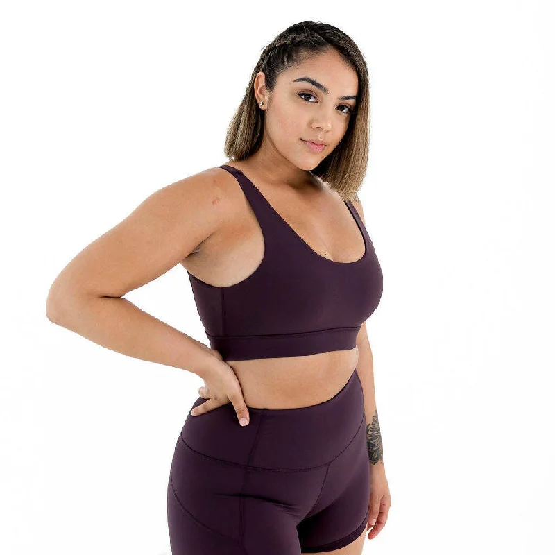 Lounge Wear Princess Shorts (Plum)