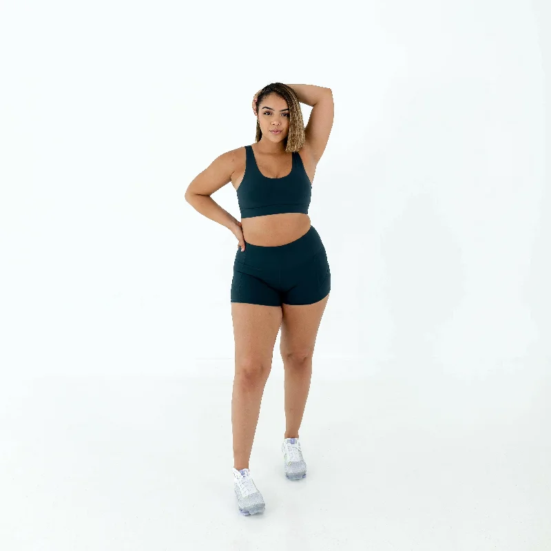 Exquisite Tailoring Princess Shorts (Teal Green)