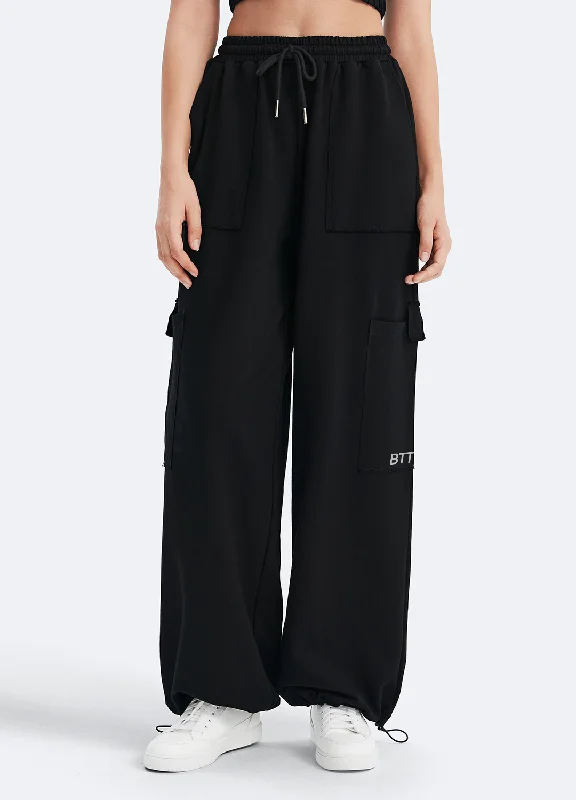 Casual Drawstring Waist Sweatpants