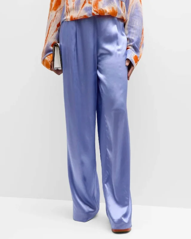 Dotto Wide Leg Pant In Atlantic